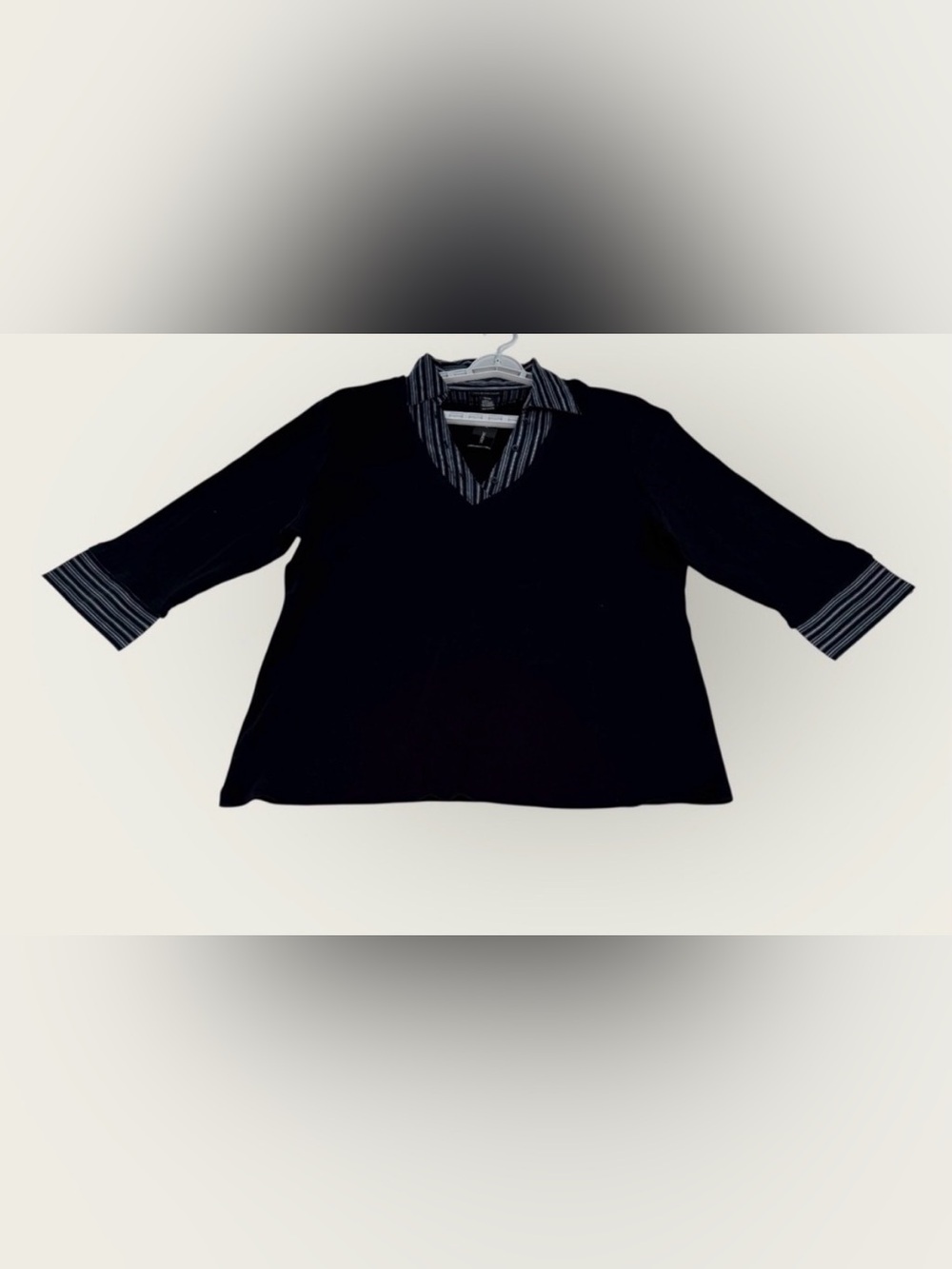 Lane Bryant Collared Pullover Sweater Size 18/20 Black New
